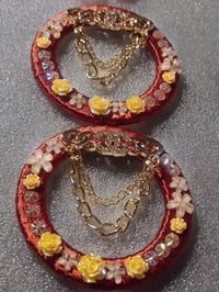 Image 2 of Midnight Lavender Love Hoops