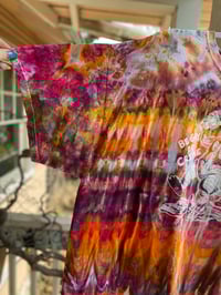 Image 2 of 3XL Godzilla Be Gay Do Crime Tie Dye Shirt M15