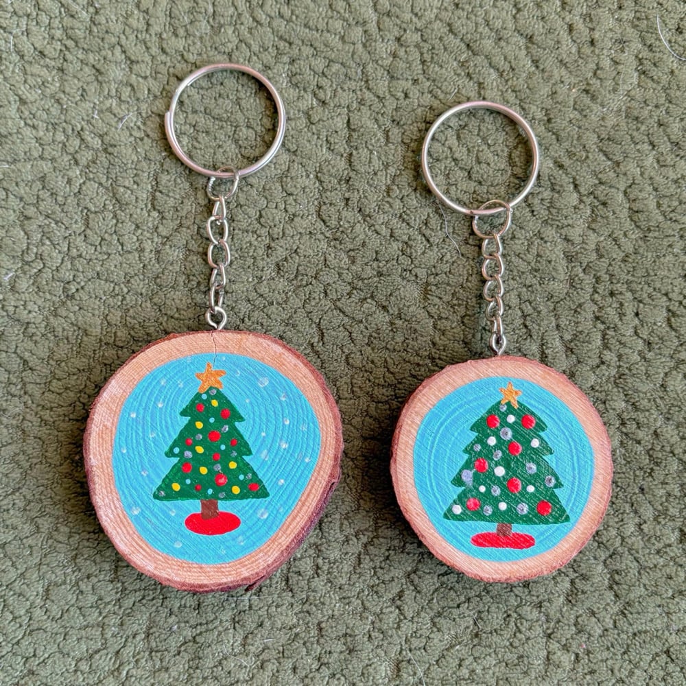Image of christmas keychains