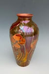 “Small poppy” flambé lustre vase