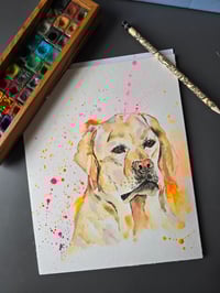 Image 4 of "Yellow Labrador" Original