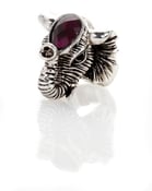 Image of Elephant Swarovski crown ring - in 2 colors