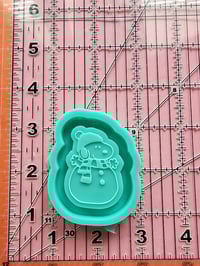 Image 1 of Dog Snowman Grippy Shaker/ Nonshaker Mold