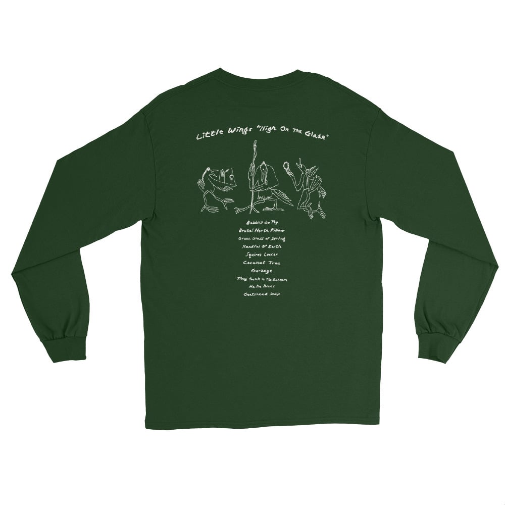 Little Wings "High On The Glade" Long Sleeve Tee (Forest Green)
