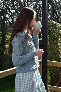Image 17 of Aran Sweater - Light Pastel Colours - Made in Europe