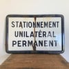 French vintage sign