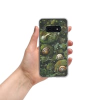 Image 8 of Flora and Fauna Goblincore Grunge Snails and Moss Clear Case for Samsung®