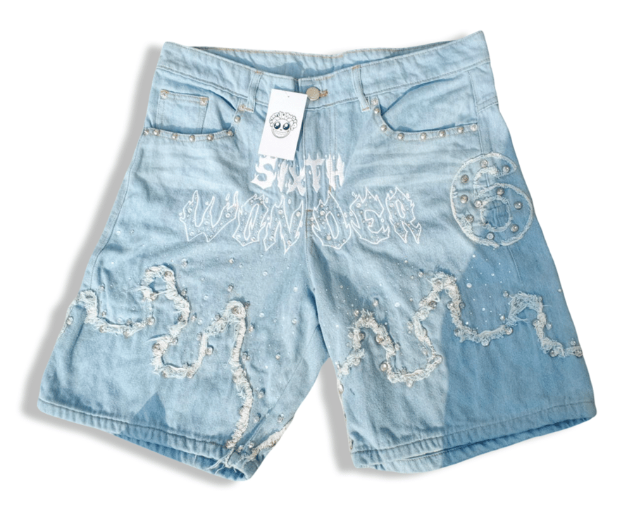 Image of Wonder Flame Jean Shorts