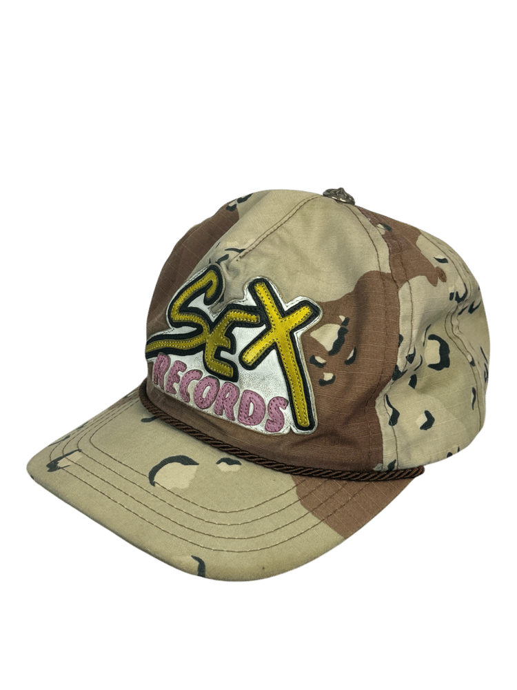 Image of Chrome Hearts Mattyboy Sex Records Camo Hat