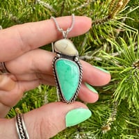 Image 1 of Elk Ivory Variscite Necklace