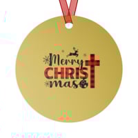 Image 3 of Double-sided ceramic ornaments (MERRY CHRIST-mas)
