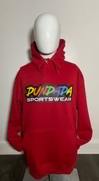 Image 2 of DUNDADA Sportswear Red Hoodie