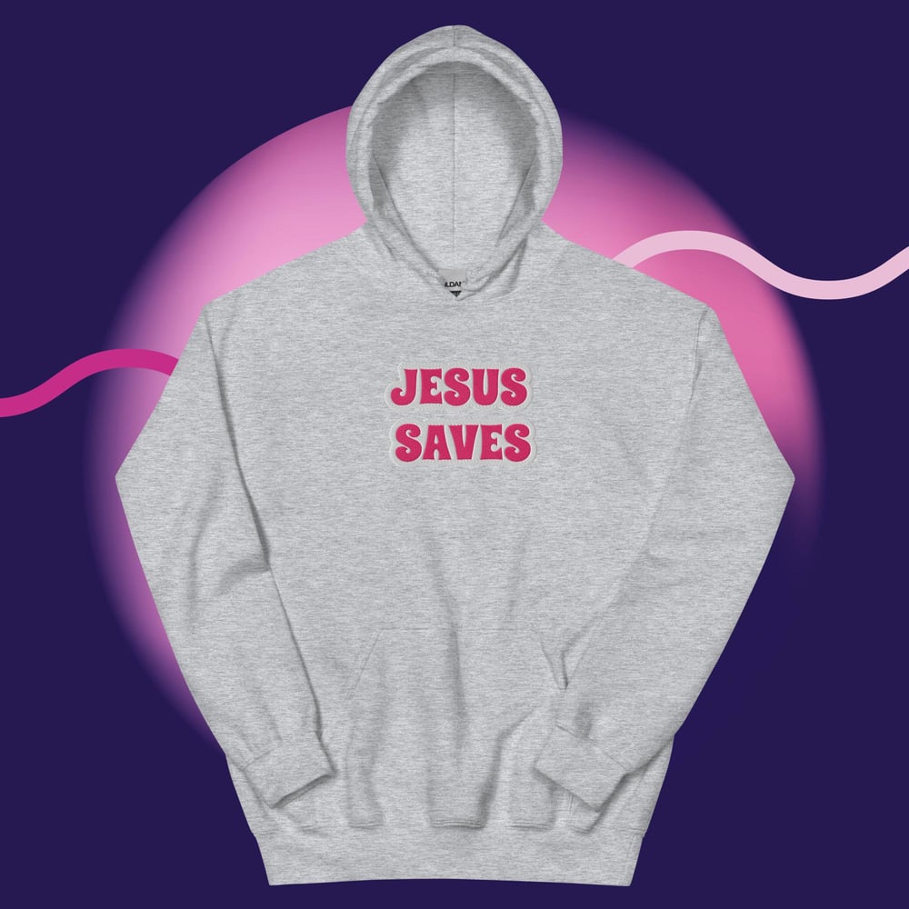 Image of JESUS SAVES HOODIE - HUE