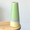 Tall Skyline Vase in Spring Green, Primrose and Lilac