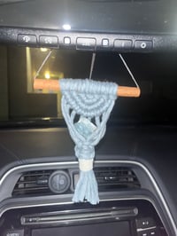 Image 3 of Macrame Cinnamon Car Charm
