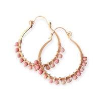 Image 2 of Rhodonite Swing Earrings