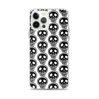 Image 1 of Clear Case for iPhone® Skull themed
