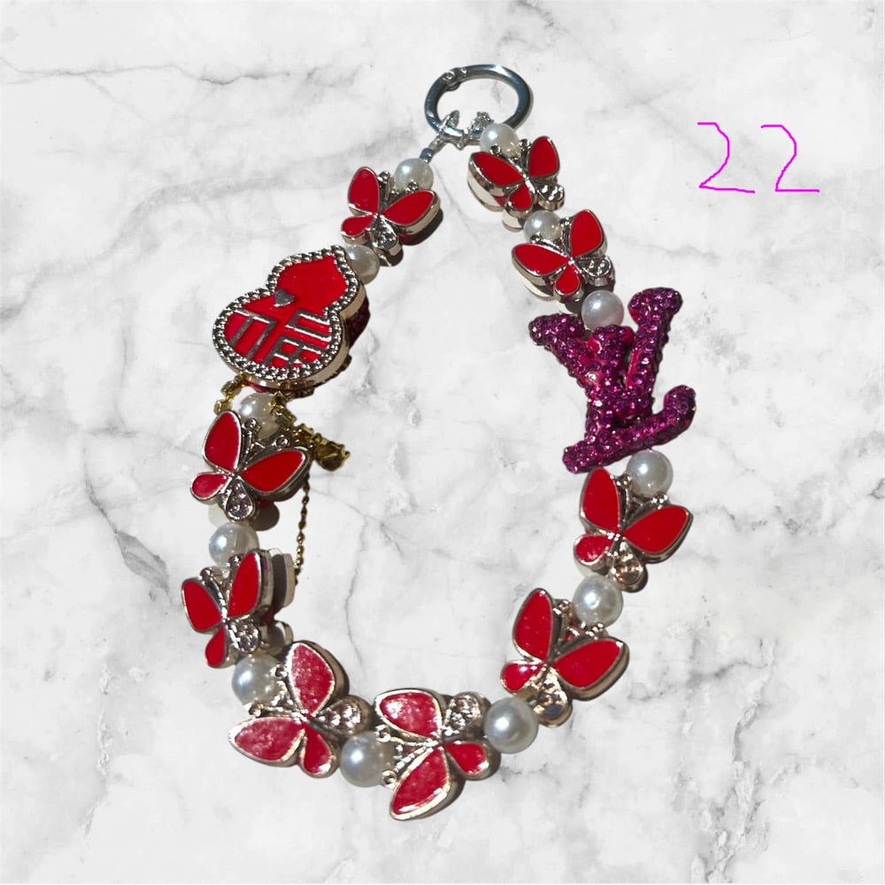 Image of bling phone charms 