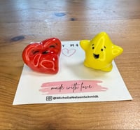 Image 1 of Love and Light Ceramic Figurines - Free Shipping in Contiguous US