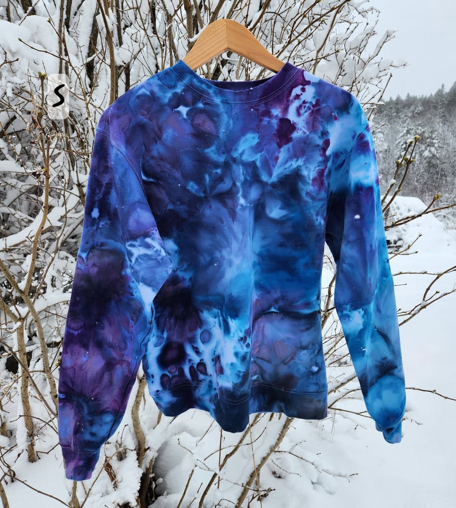 Image of Winter watercolor sweatshirt S