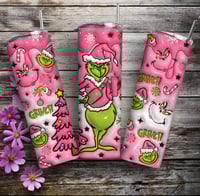 3D inflated Grinchmas Tumbler