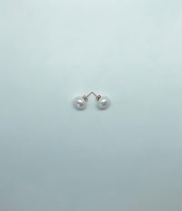 Image 1 of Freshwater Pearl 14k earrings 