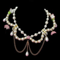 Image 1 of Princess Faux Pearl Necklace 