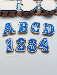 Image 3 of TALAVERA ALPHABET + NUMBERS SVG BUNDLE / ARCHIVO DIGITAL 