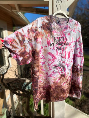 Image of 2XL Party At Your Own Pace Tie Dye Shirt 4