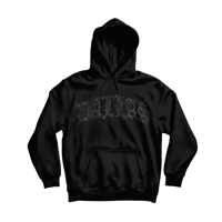 DALLAS BLACKOUT RHINESTONE HOODIE