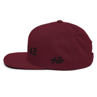 Image 5 of LOWER AZ Black Thread Snapback Hat