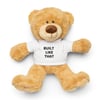 ZEN EXP - “Built Like That” Teddy bear with a t-shirt