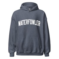 Image 1 of Christian  Waterfowlers CWA- WATERFOWLER - Green and Navy Unisex Hoodie