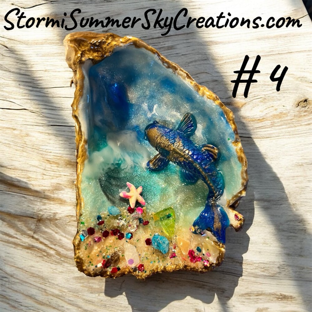 Image of Oyster Shell Ornament/Trinket catch all