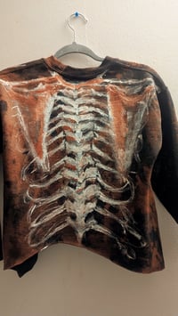 Image 4 of Re-purposed sweat shirt "Death comes Forth"