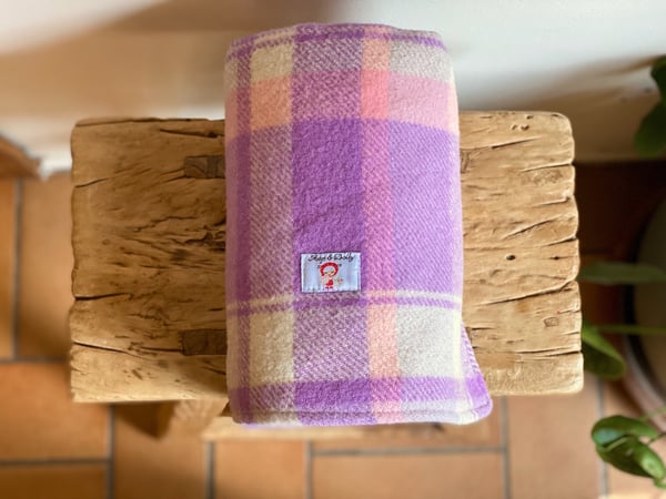 Image of Lavender Wool Blanket 