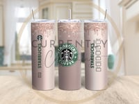 Gold Drip Starbucks Tumbler 