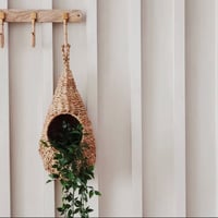 Hand Woven Wicker Wall Hanging Basket