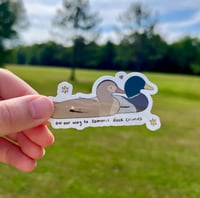 Duck Crimes Sticker