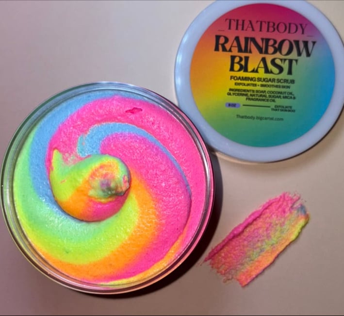 Image of "Rainbow Blast” Scrub