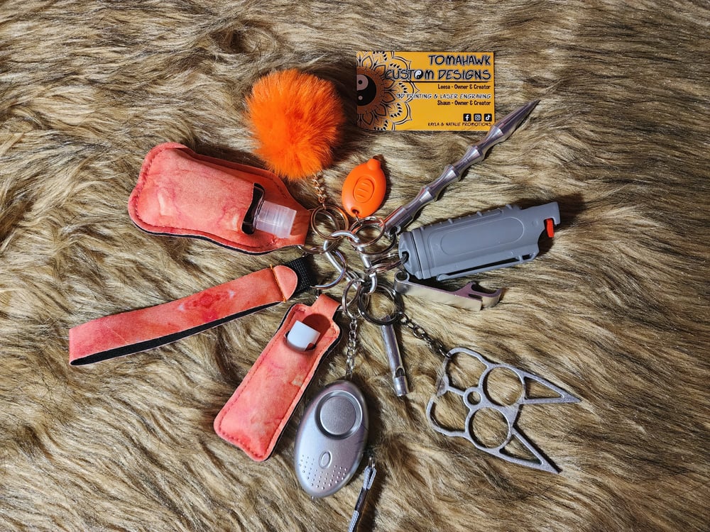 Image of Orange and gray safety set