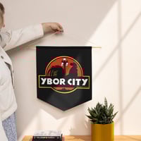 Jurassic Ybor Pennant banner
