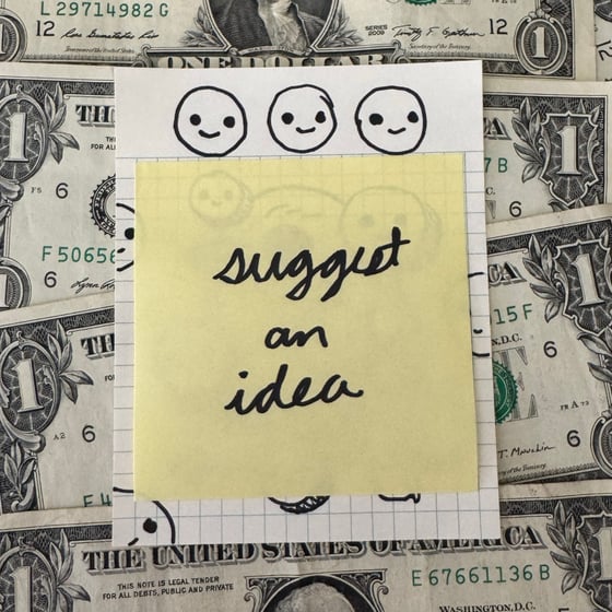 Image of Suggest an Idea! 