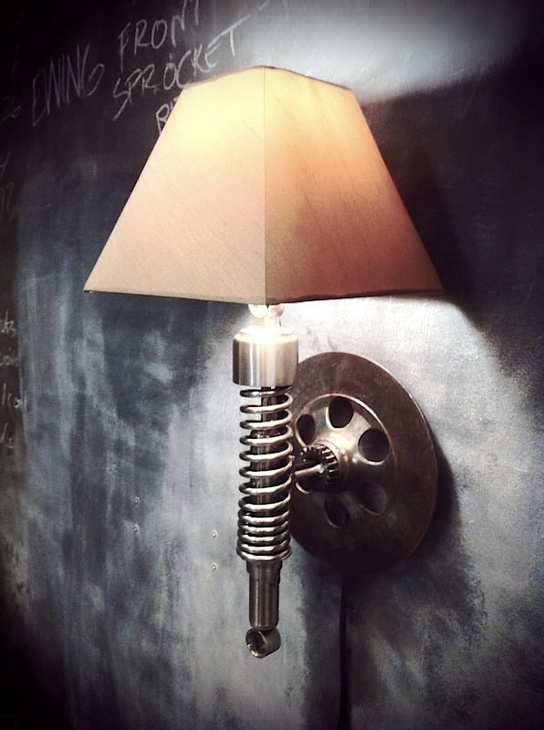 Image of Classified Moto Lamp — Wall mounted