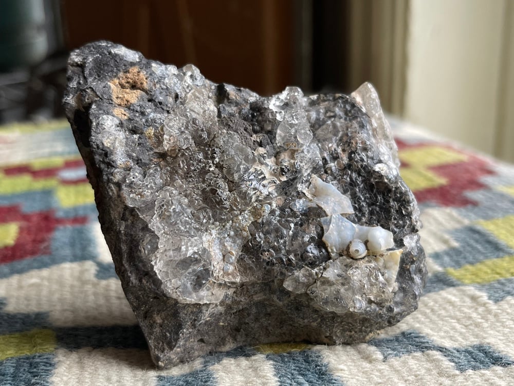 Amazing Botryoidal Hyalite Opal Shelf Specimen From Montana