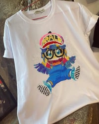 Image 2 of Camiseta bordada a man. ARALE. Varias tallas. Feita por encarga!