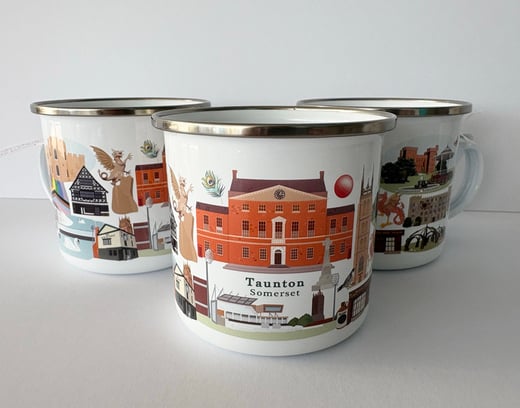 Rocket & Co. Enamel Taunton mug