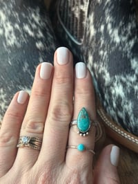 Image 3 of Blue Diamond Bloom Ring