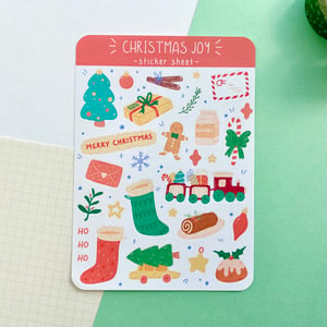 Image of Christmas Joy Sticker Sheet
