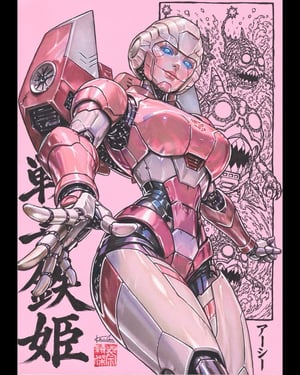Image of Original Art : Arcee < Transformers > // Kevin Chua